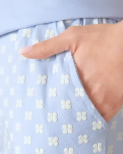 تیشرت و شلوار شکوفه زنانه