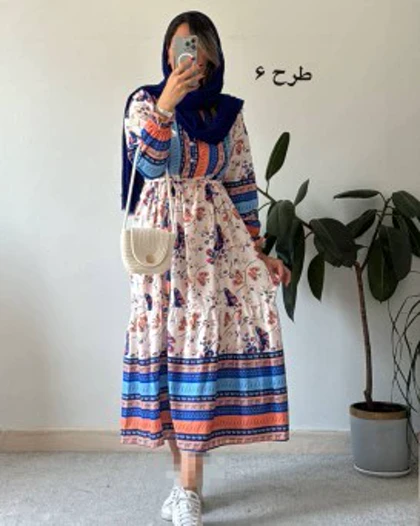 پیراهن ساحلی پروانه 1