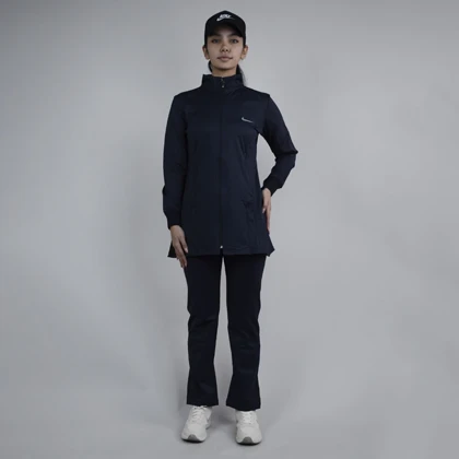 ست سویشرت و شلوار زنانه نایک مدل DS-Dri Fit-4K1058 سرمه ای