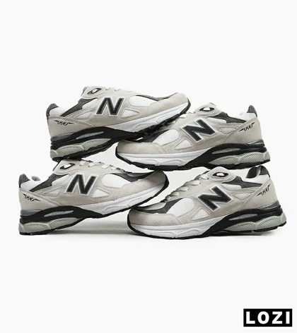 کفش کتانی کرم سفید NEW BALANCE 990