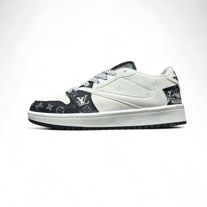 کتانی نایک ترویس طرح لی سفید مشکی