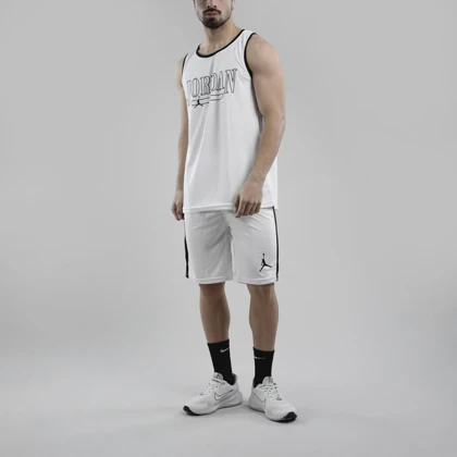 ست رکابی و شلوارک بسکتبالی ورزشی مردانه جردن مدل PY-JDI-4L1158 سفید
