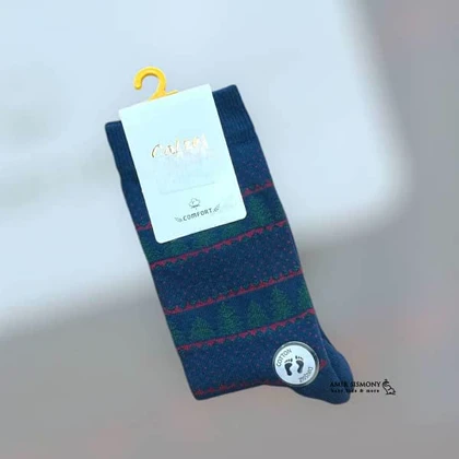 جوراب بافت طرح دار CALZE LAND