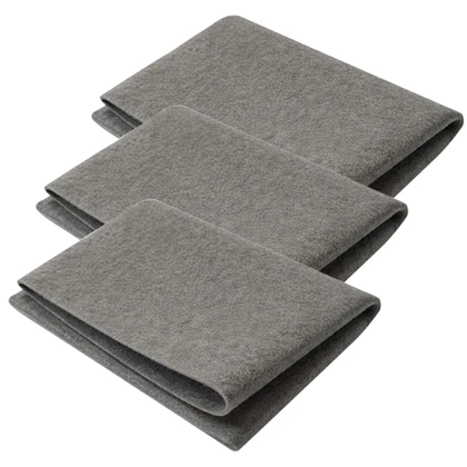 دستمال میکروفایبر نظافت خودرو مدل سیرابی کد 5596 بسته 3 عددی