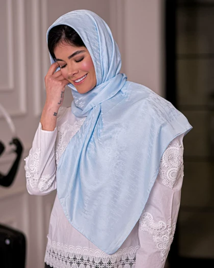 روسری ابریشم ژاکارد (قواره 90) 30151