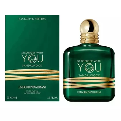 ادو تویلت مردانه جیورجیو آرمانی (Giorgio Armani) مدل Stronger With You Sandalwood حجم 100 میلی‌لیتر