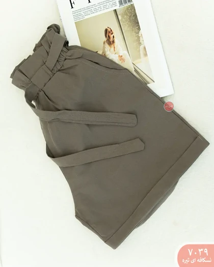 شلوارک لینن 7039