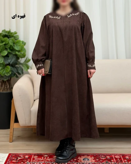 مانتو عبایی کبریتی مدل خوشه