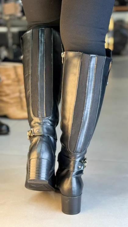 6384 - بوت پاشنه نیلا 6384