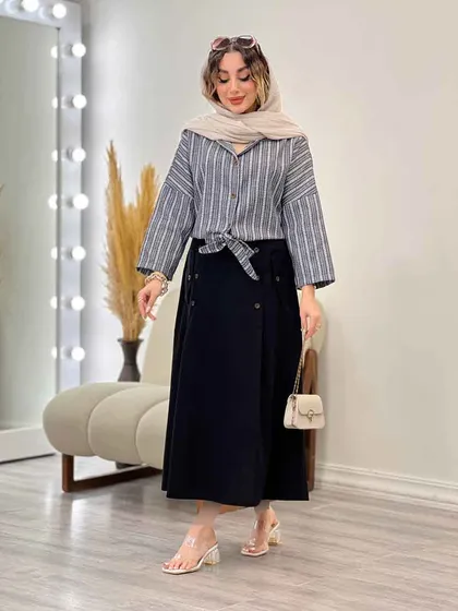ست کت و دامن لمه دار