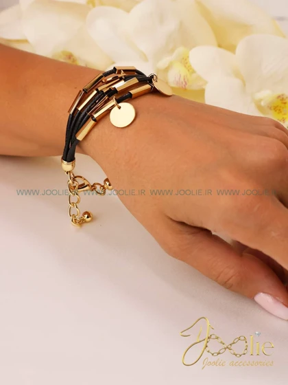 دستبند زنانه طرح طلا مدل سکه کد B2157