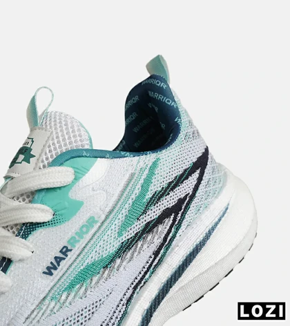 کفش کتانی مردانه و زنانه سفید سبز GENERIC All Run مدل 7850