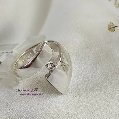 انگشتر سیلور تک نگین