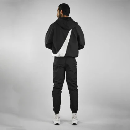 ست اورجینال هودی و شلوار اسپرت نایک مدل 3K1527 مشکی