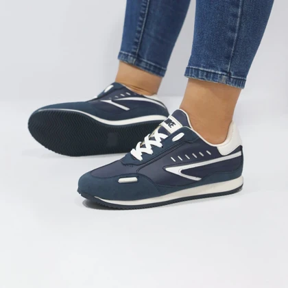 کفش و کتانی زنانه و دخترانه مدل نایک NIKE رنگ سرمه ای کد 41270