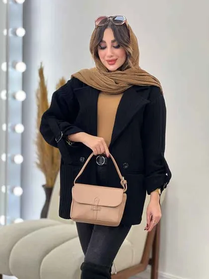 پالتو دو دکمه آستین سگک