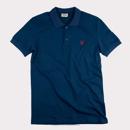 پولوشرت - Eden Time Polos Metallic Blue/Red Logo