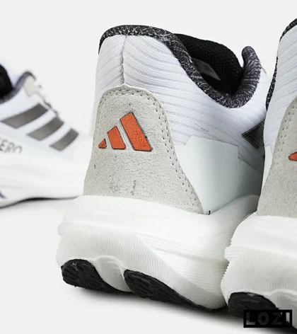 کفش کتانی مردانه و زنانه سفید مشکی Adidas Adizero