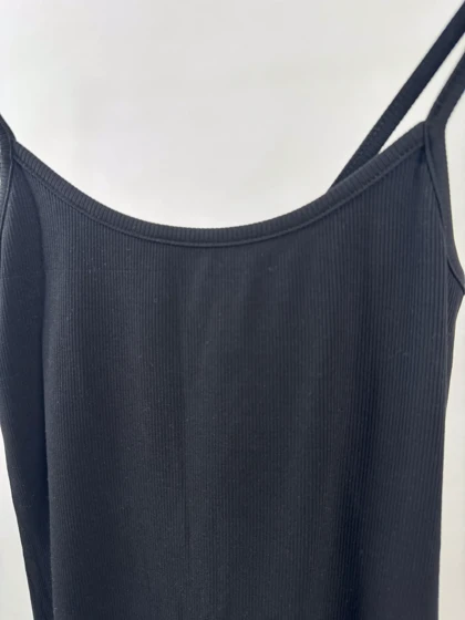 پیراهن میدی ساده مشکی