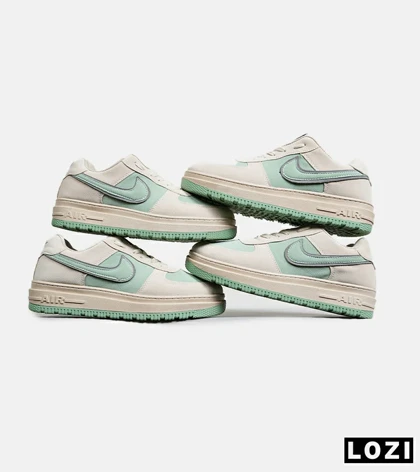 کفش مردانه و زنانه کرم سبز NIKE AIR FORCE