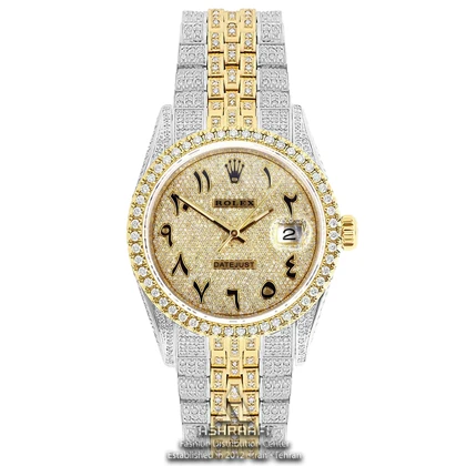 ساعت رولکس فول نگین Rolex Datejust Full Diamond-SG