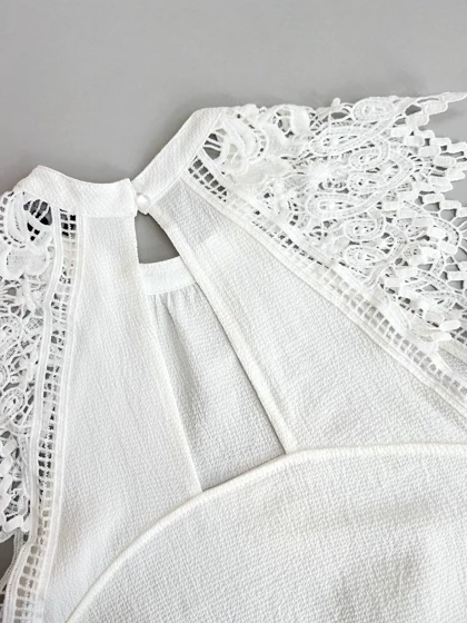 تاپ آستین گیپور کرپ کد 3403