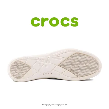 لوفر زنانه کراکس - Crocs Walu Canvas Loafer Volt Green/Island Green