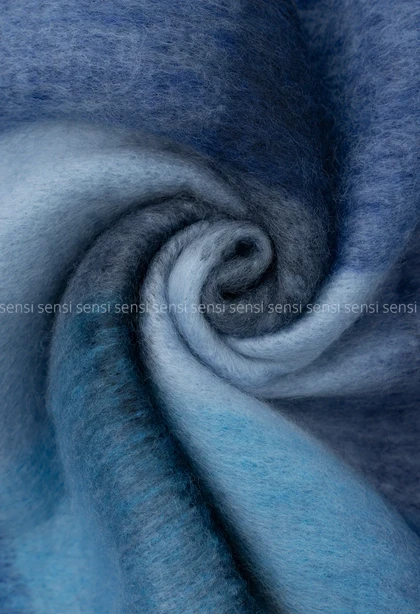 شال بیگ طرح دار پشمی کد1004605