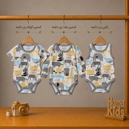 ست نوزادی اسپورت طرح حیوانات
