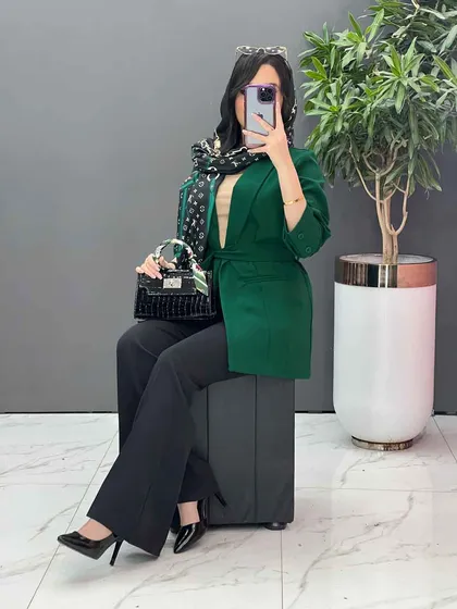 مانتو کتی کمردار