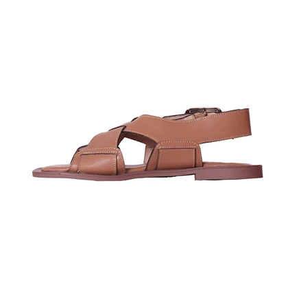 صندل زنانه تخت ضربدری کد 3561