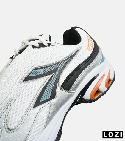 کفش کتانی مردانه و زنانه سفید طوسی Diadora مدل 8912