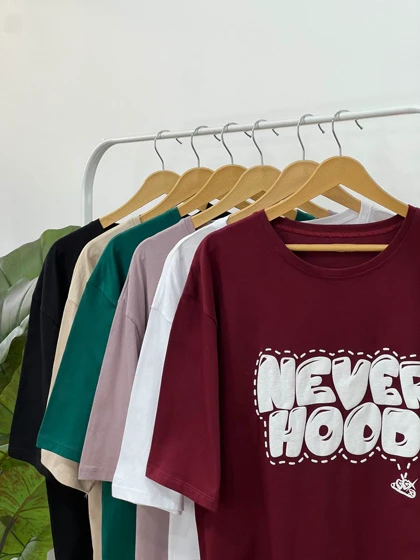 تیشرت باکسی NEVER