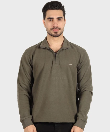 دورس نیم زیپ مردانه یقه سه سانت 0642