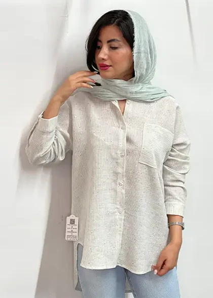 شومیز پولکی کد 4060