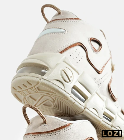 کفش کتانی مردانه و زنانه کرم قهوه ای NIKE Air More Uptempo '96 مدل 6491