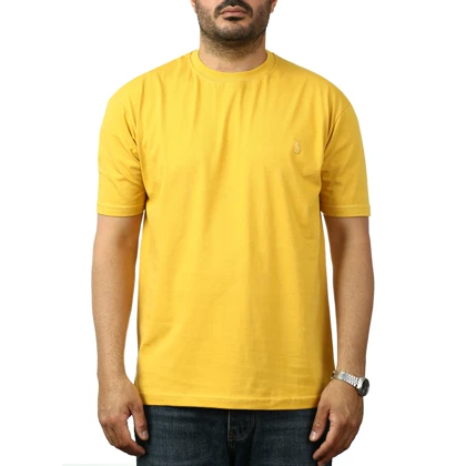 تیشرت آستین کوتاه ساده مردانه مدل 6518413