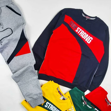 بلوز شلوار تینیجری پسرانه STAY STRONG