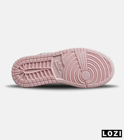 کفش کتانی زنانه ساق‌دار صورتی سفید NIKE dunk low steam puppet مدل 7956