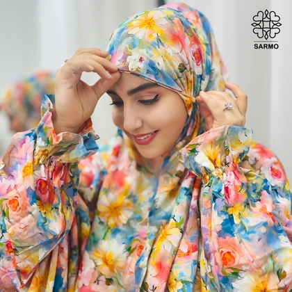 چادرنماز آستین‌دار تبسم