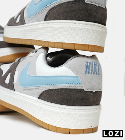 کفش کتانی مردانه طوسی سفید آبی نایک NIKE SB
