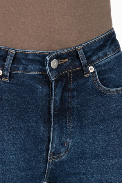شلوار جین زنانه بوت‌کات فلکس(کشی) آبی تیره رویال جین Royal Jeans