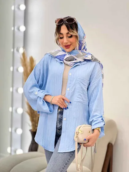 شومیز تک جیب نلی