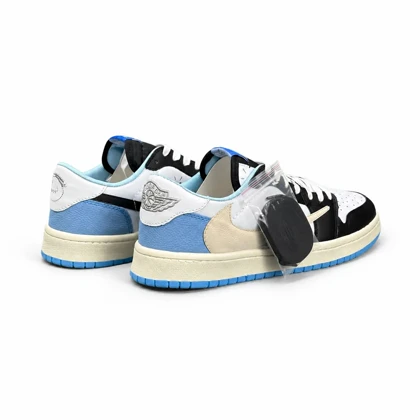 کفش کتانی مردانه مدل نایکی ترویس آبی کرم سفید Nike travis
