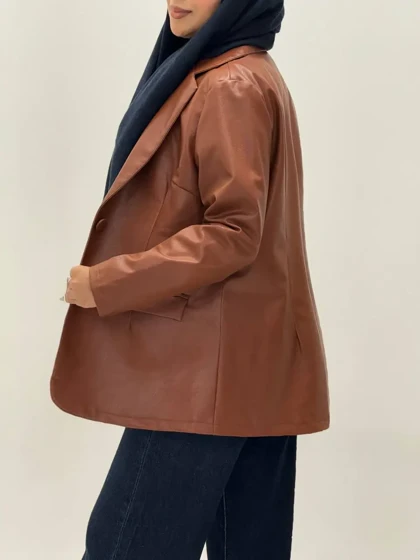 3775-کت چرم امگا