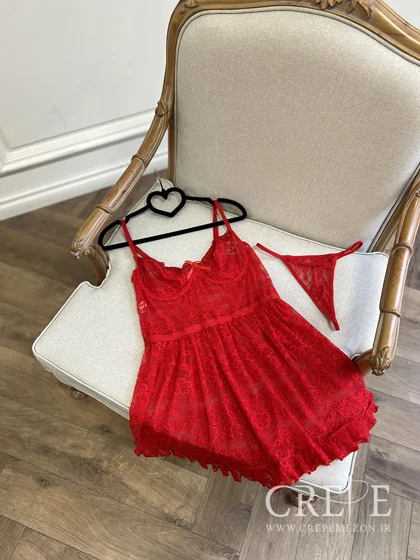 لباس خواب توری پیراهنی