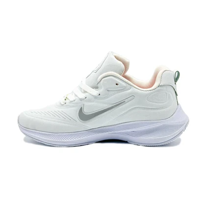 کفش و کتانی اسپرت زنانه مدل نایک زوم NIKE_ZOOM رنگ سفید نفره ای
