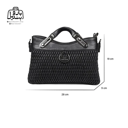کیف زنانه دوشی دنیز جنوا Deniz Jenova کد 0073 طرح گندمی