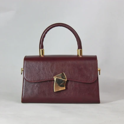 کیف دستی زنانه نیلوفر رنگ زرشکی کد5803