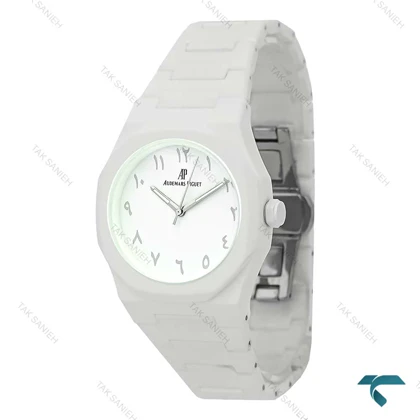 ساعت ای پی پلاستیکی تک موتوره سفید AP-7855-G